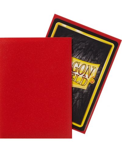 Manșoane Dragon Shield - Crimson mat (100 buc.) - 3