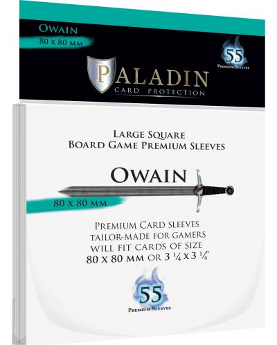Protectori de cărți Paladin - Owain 80 x 80 (55 buc.) - 1