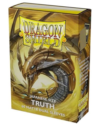 Protecții pentru cărți de joc Dragon Shield Dual Sleeves - Small Matte Truth (60 buc.) - 1