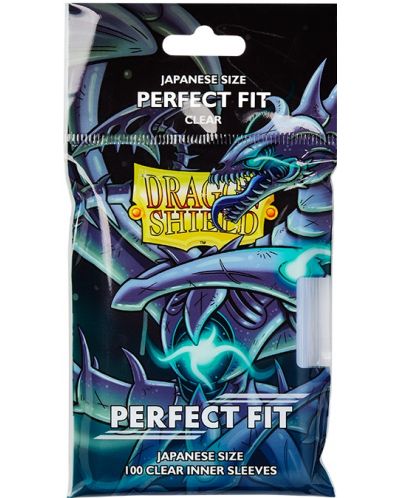 Dragon Shield Perfect Fit Sleeves - Small Clear (100 buc.) - 1