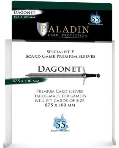 Protectori de cărți Paladin - Dagonet 87,5 x 100 (55 buc.) - 1