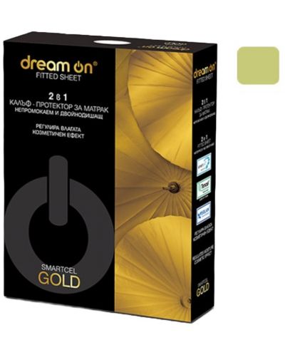 Protecţie pentru saltea Dream On - Smartcel Gold, verde - 1