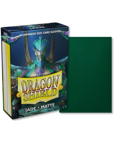 Manșoane Dragon Shield - Jade mat mic (60 buc.) - 2