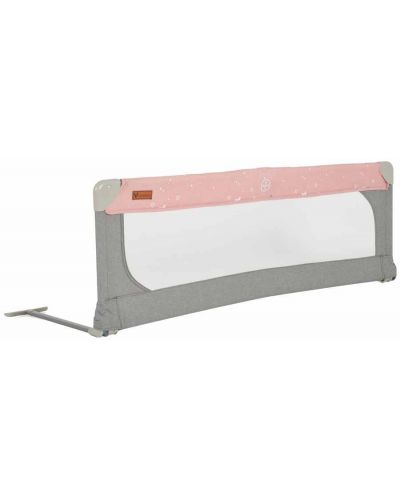Perete despărțitor pentru pat cangur - Lenjerie, 130 cm, roz  - 1