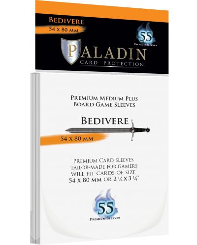 Protectii pentru carti Paladin - Bedivere 54 x 80 (CATAN, Nidavellir) - 2