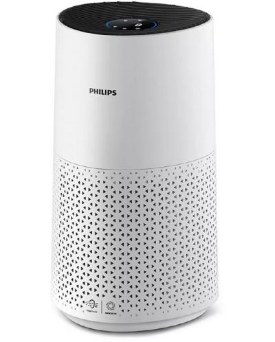 Purificator de aer Philips - Seria 1000, Carbon + HEPA, alb - 1