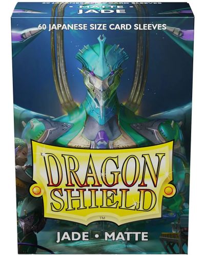 Manșoane Dragon Shield - Jade mat mic (60 buc.) - 1