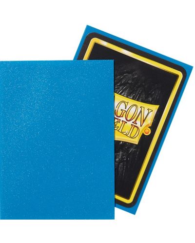 Protecții pentru cărți de joc Dragon Shield Sleeves - Matte Sapphire (100 buc.) - 3