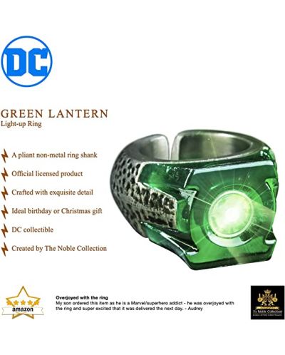 Inel The Noble Collection DC Comics: Green Lantern - Light-Up Ring - 4