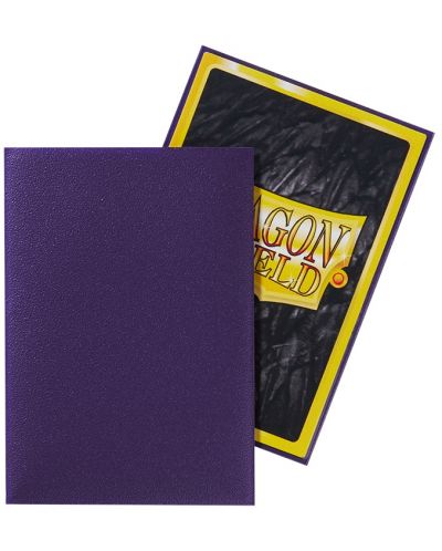 Protecții pentru cărți de joc Dragon Shield - Small Matte Purple (60 buc.) - 3