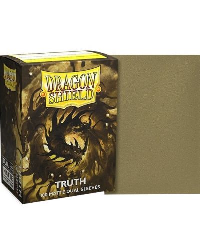 Protecții pentru cărți de joc Dragon Shield Dual Sleeves - Matte Truth (100 buc.) - 2