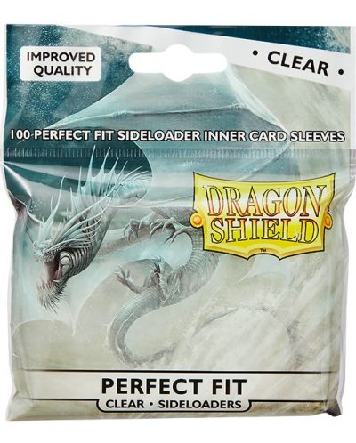 Dragon Shield Perfect Fit Sideloaders Sleeves - Clear (100 buc.) - 1