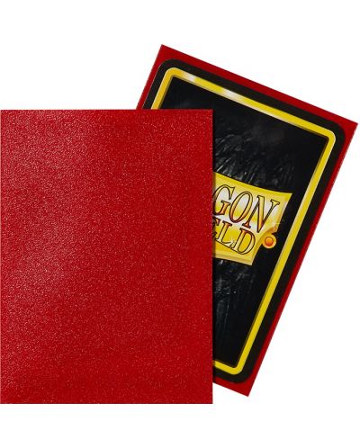 Protecții pentru cărți de joc Dragon Shield - Matte Ruby (100 buc.) - 3