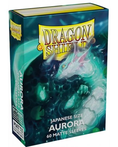 Protecții pentru cărți de joc Dragon Shield Sleeves - Small Matte Aurora (60 buc.) - 1