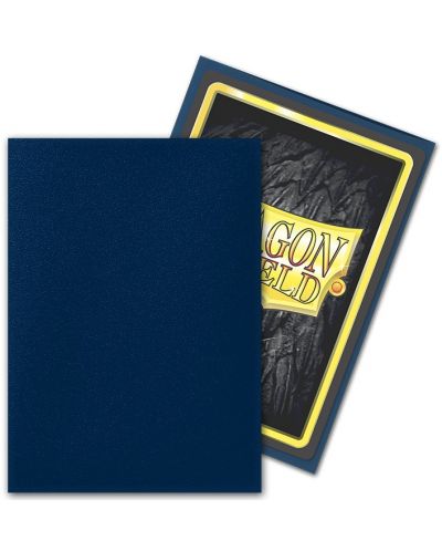 Protecții pentru cărți de joc Dragon Shield - Matte Midnight Blue (100 buc.) - 3