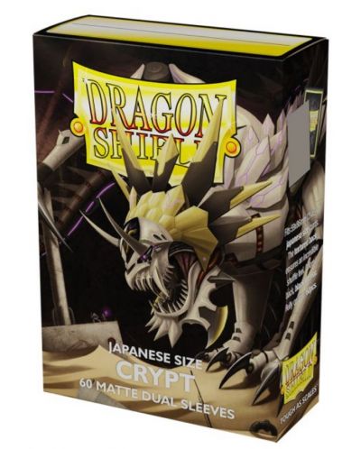 Protecții pentru cărți de joc Dragon Shield Dual Sleeves - Small Matte Crypt (60 buc.) - 1