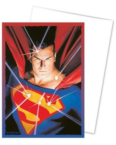 Protecții pentru cărți Dragon Shield - Brushed Art Sleeves Standard Size, Superman (100 buc.) - 2