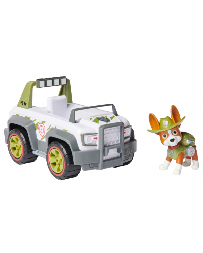 Jucărie pentru copii Spin Master Paw Patrol - Catelus Tracker si jeep de salvare - 1