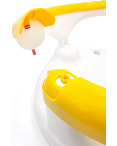 Scaun antiderapant pentru baie și hrănire BabyJem - galben - 3