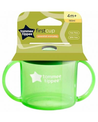 Cupa de tranziție Tommee Tippee - Prima ceașcă, 4 m+, 190 ml, verde - 3