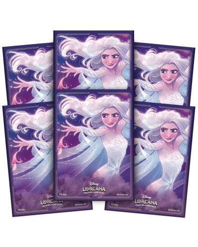 Protectori pentru cărți Disney Lorcana TCG: The First Chapter Card Sleeves - Elsa (65 buc.) - 3