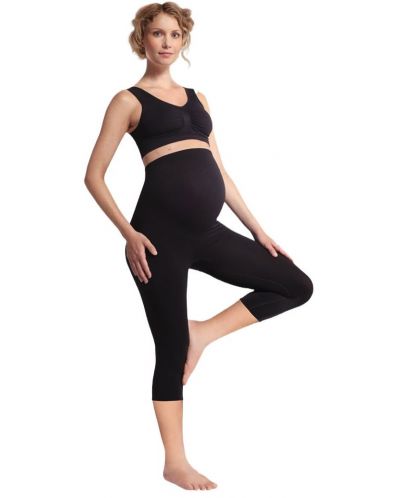 Carriwell Maternity Leggings - 3/4, mărimea XL, negru - 3