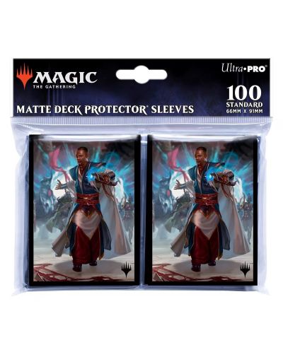 Protecții pentru cărți  Ultra Pro - Magic: The Gathering March of the Machine, Teferi Akosa of Zhalfir (100 buc.) - 1