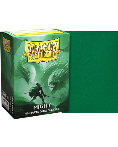 Protecții pentru cărți de joc Dragon Shield Dual Sleeves - Matte Might (100 buc.) - 2