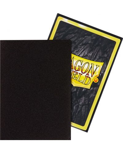 Protectoare pentru carduri Dragon Shield Sleeves - Small Matte Black (60 buc.) - 3