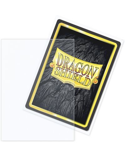 Manșoane Dragon Shield de dimensiuni standard - exterior transparent mat (100 buc.) - 3