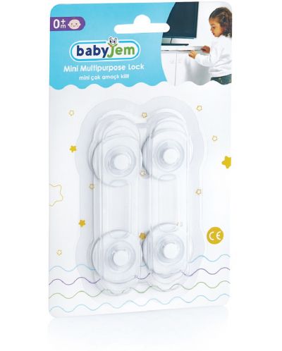 Protecție pentru ferestre BabyJem - Transparent, 2 bucăți - 8