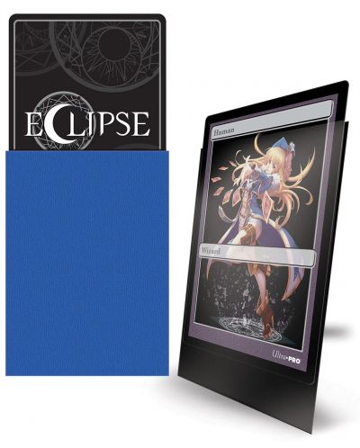 Protecții pentru cărți  Ultra Pro - Eclipse Gloss Small Size, Pacific Blue (60 buc.) - 2