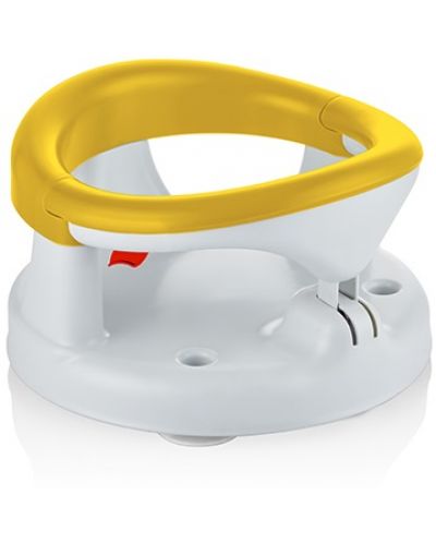Scaun antiderapant pentru baie și hrănire BabyJem - galben - 6