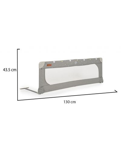 Separator de pat din lenjerie Cangaroo - 130 cm, gri - 5