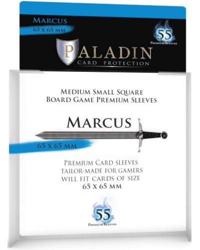 Protectori de carduri Paladin - Marcus 65 x 65 (55 buc.) - 1