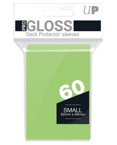 Protecții pentru cărți  Ultra Pro - PRO-Gloss Lime Green Small (60 buc.) - 1