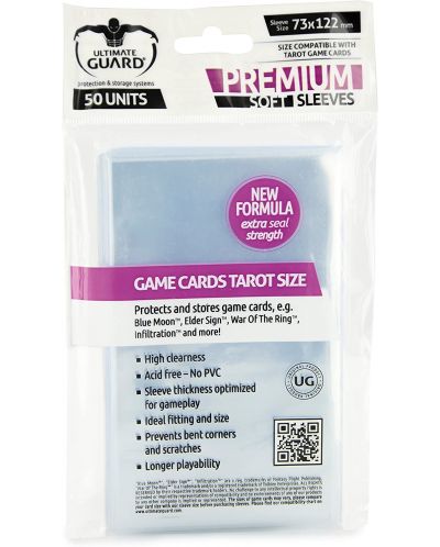 Protectii de carti de joc Ultimate Guard for Board Game Cards Tarot (50 buc.) - 1