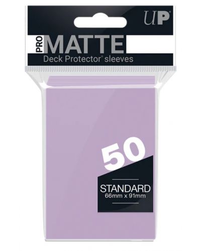 Protecții pentru cărți Ultra Pro PRO - PRO-Matte Standard, Lilac (50 buc.) - 1