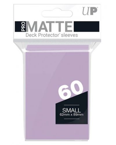 Protecții pentru cărți  Ultra Pro - PRO-Matte Lilac Small (60 buc.) - 1