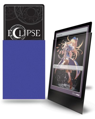 Protecții pentru cărți Ultra Pro - Eclipse Matte Small Size, Royal Purple (60 buc.) - 2