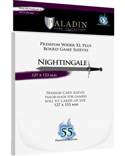 Protectori de cărți Paladin - Nightingale 127 x 153 (55 buc.) - 1