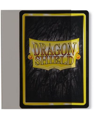 Protecții pentru cărți de joc Dragon Shield Perfect Fit Sideloaders Sleeves - Smoke (100 buc.) - 2