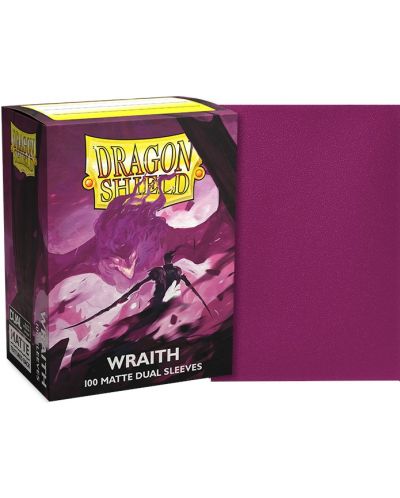 Protecții pentru cărți de joc Dragon Shield Dual Wraith - Matte (100 buc.) - 2