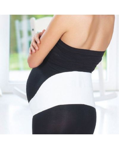 Curea de susținere pentru femei însărcinate BabyJem - Black, mărimea L - 2