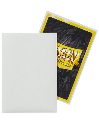 Protecții pentru cărți de joc Dragon Shield Sleeves - Small Matte White (60 buc.) - 3
