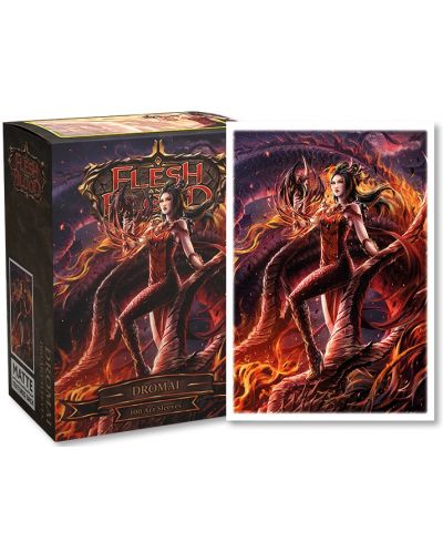Protectoare pentru carduri Dragon Shield Flesh and Blood Uprising - Dromai (100 buc.) - 1