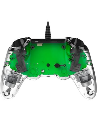 Controller Nacon за PS4 - Wired Illuminated Compact Controller, crystal green - 5