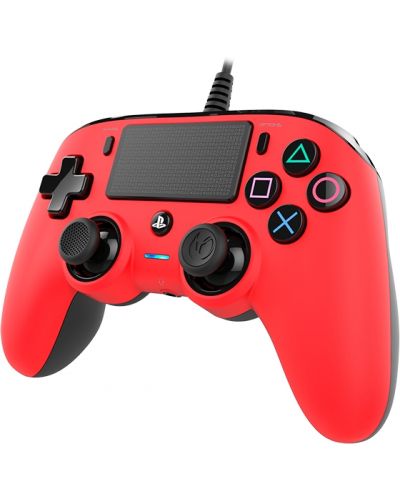 Controller Nacon за PS4 - Wired Compact, rosu - 2