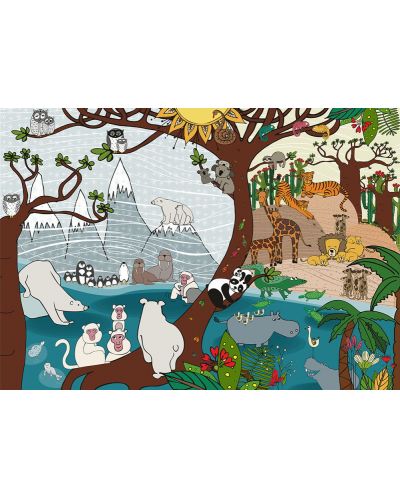 Puzzle Deico Games de 1000 piese - Nature, Summer And Winter - 2