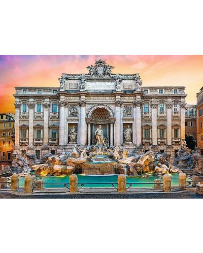 Puzzle Trefl de 500 piese - Fontana di Trevi, Roma - 2